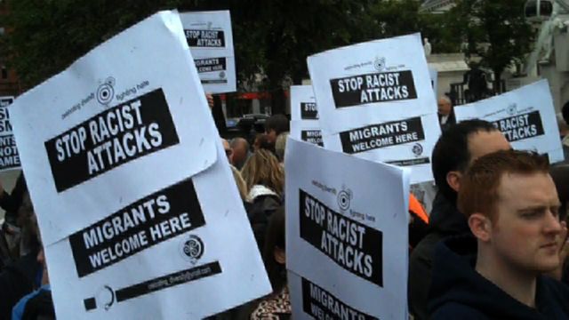 anti racism rally belfast