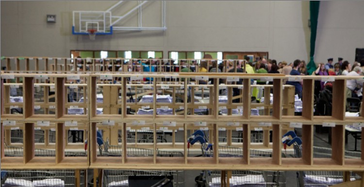 Election count centre