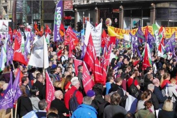 Rally of Northern Ireland trade unions