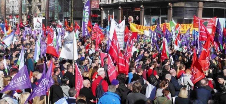 Rally of Northern Ireland trade unions